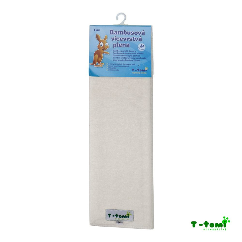 T-TOMI BIO Vícevrstvá bambusová plena, vel. M