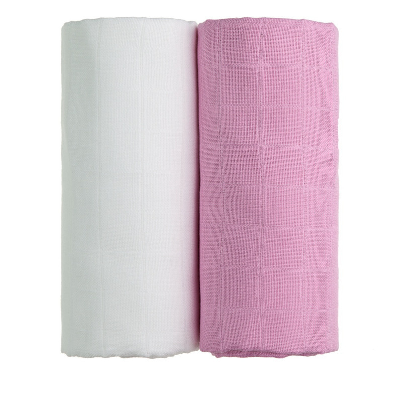T-TOMI TETRA osušky EXCLUSIVE COLLECTION, white + pink / bílá + růžová