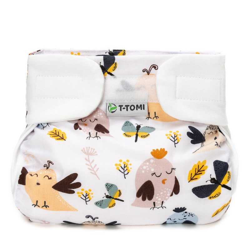 T-TOMI Ortopedické abdukční kalhotky - suchý zip Birds 3-6 kg