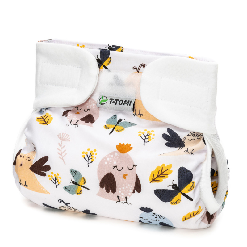 T-TOMI Ortopedické abdukční kalhotky - suchý zip Birds 5-9 kg