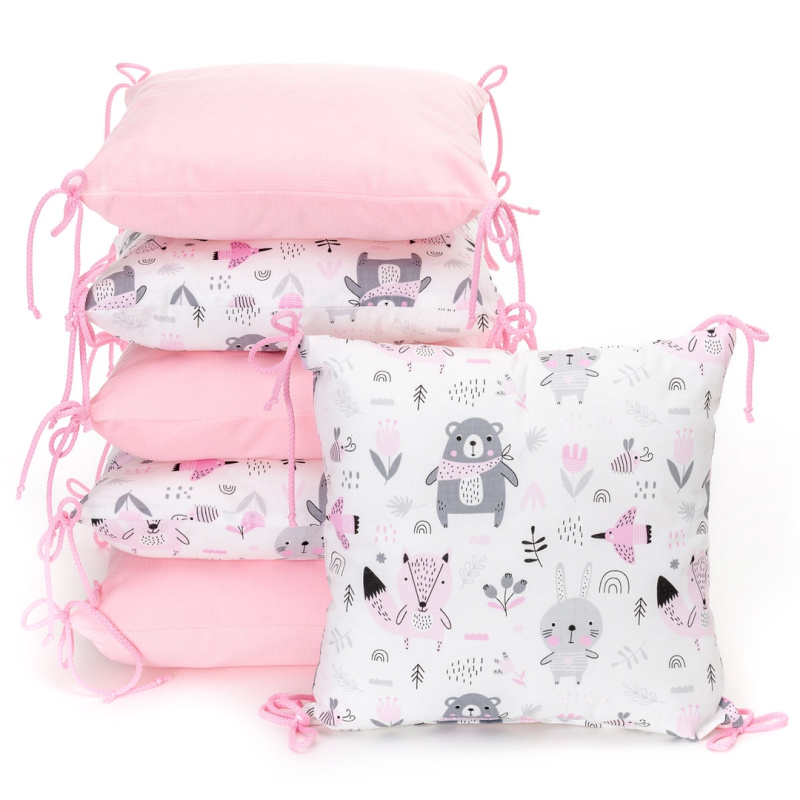 T-TOMI Polštářkový mantinel pink Bears