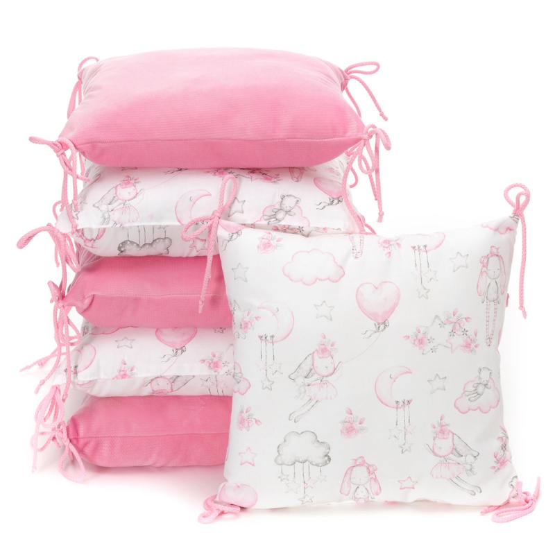 T-TOMI Polštářkový mantinel sweet bunnies