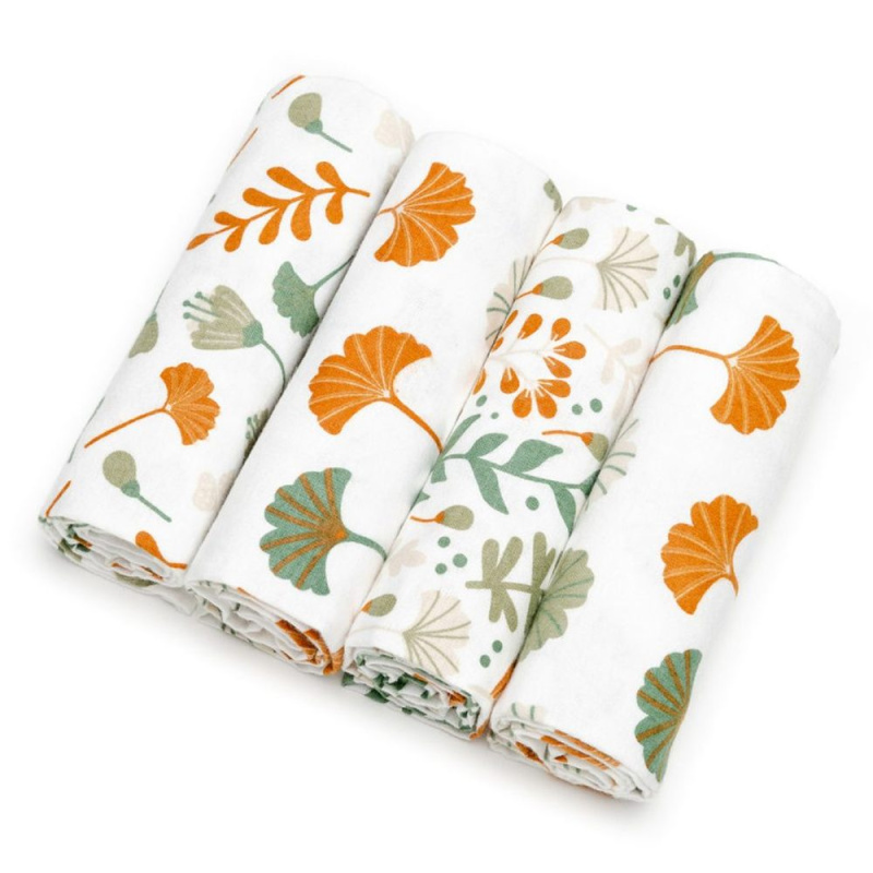 T-tomi Látkové pleny, ginkgo leafs