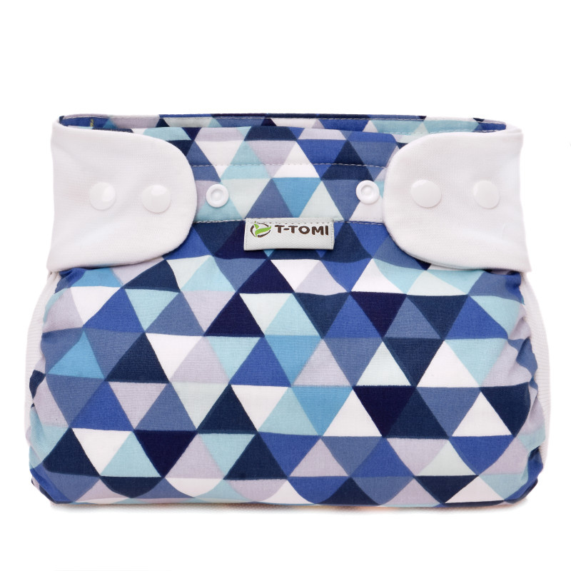 T-TOMI Ortopedické abdukční kalhotky - patentky, blue triangles (3-6kg)