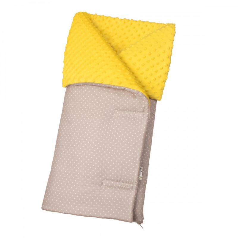 T-Tomi Dětský fusak 80 x 100cm  2019 - GREY LITTLE DOTS