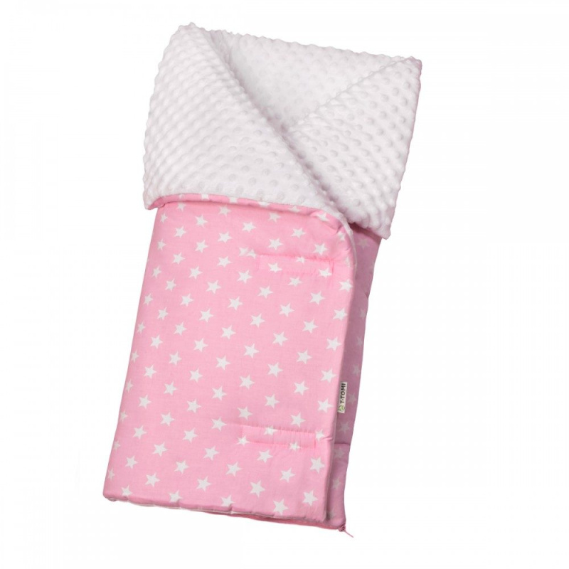 T-Tomi Dětský fusak 80 x 100cm  2019 - PINK STARS