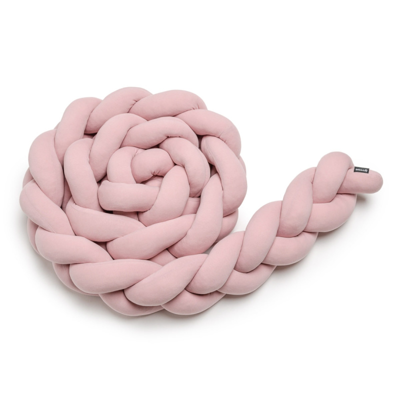 T-TOMI Pletený mantinel 180 cm, pink
