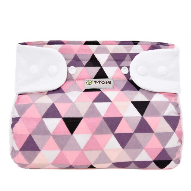 T-TOMI Ortopedické abdukční kalhotky - patentky, pink triangles (3-6kg)