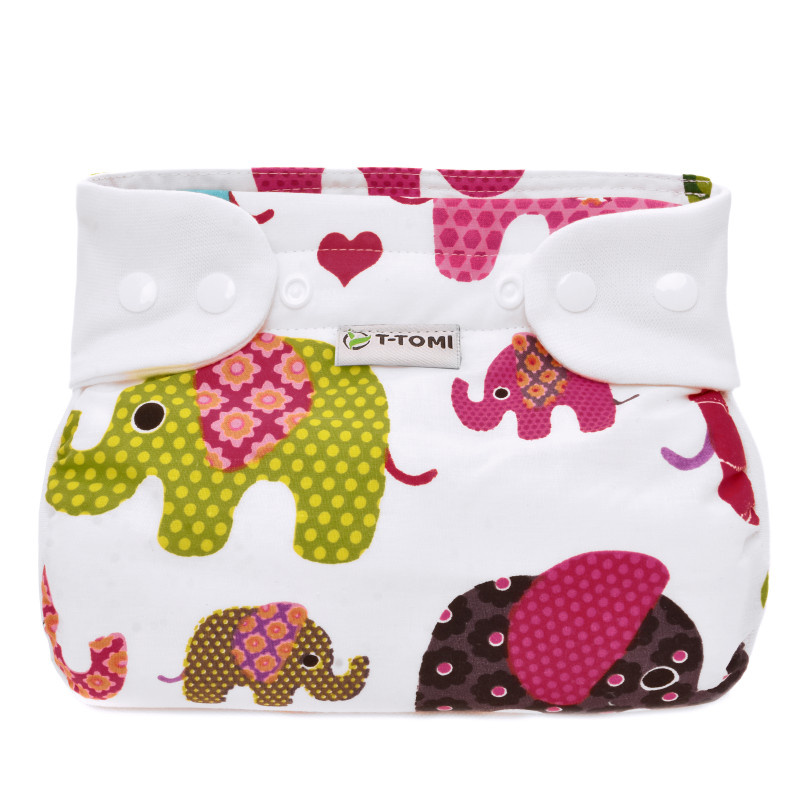 T-TOMI Ortopedické abdukční kalhotky - patentky, pink elephants (5-9kg)