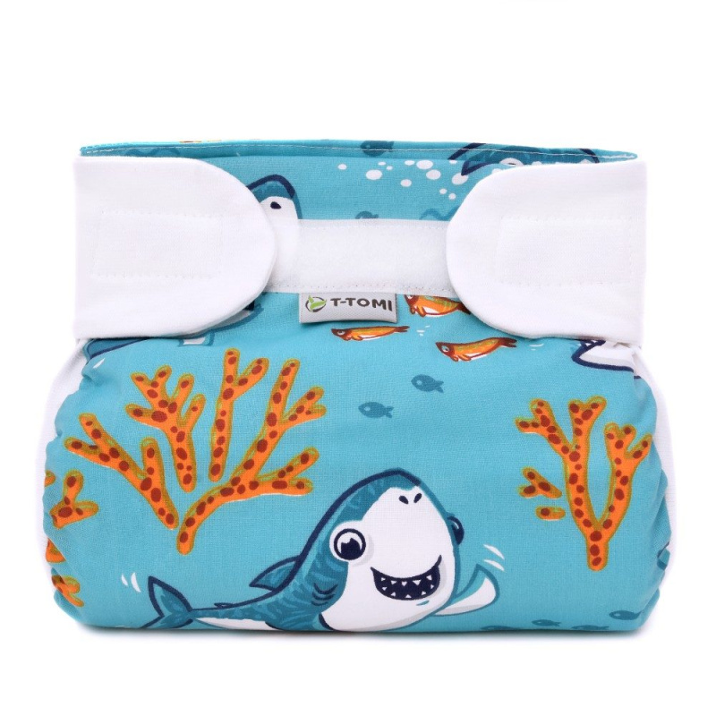 T-TOMI Ortopedické abdukční kalhotky - suchý zip, sharks (3-6kg)