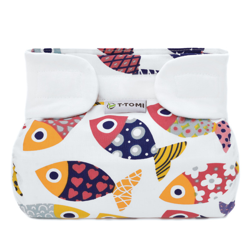 T-TOMI Ortopedické abdukční kalhotky - suchý zip, fun fish (3-6kg)