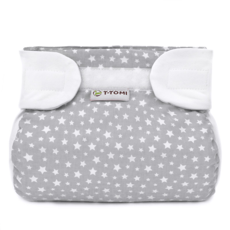 T-TOMI Ortopedické abdukční kalhotky - suchý zip, grey stars (3-6kg)