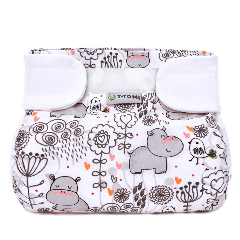 T-TOMI Ortopedické abdukční kalhoty - suchý zip, hippos (5-9kg)