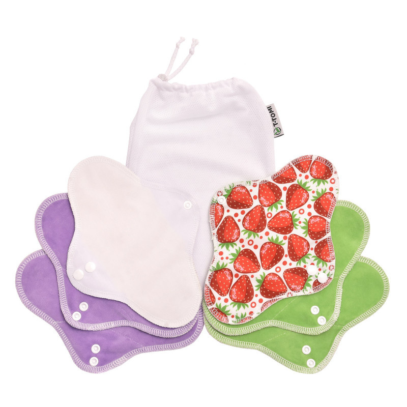 T-TOMI Sada DAY, strawberries + prací sáček