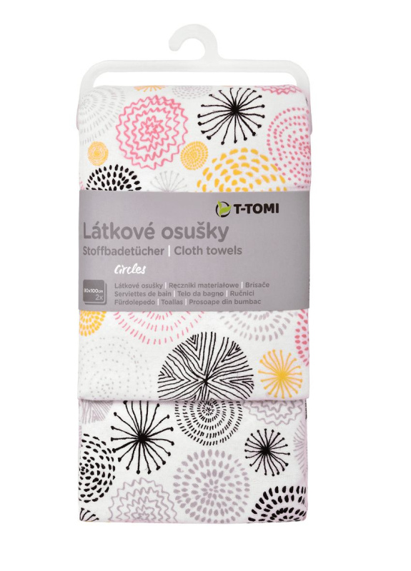 T-tomi Látkové osušky, circles