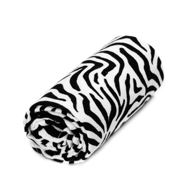 T-TOMI BIO Bambusová osuška Zebra Skin