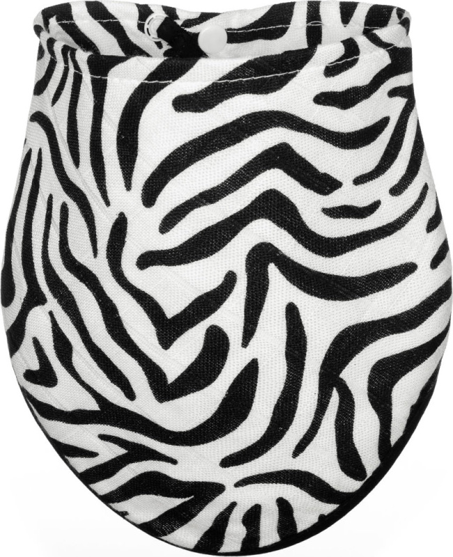 T-TOMI BIO Bambusový slintáček Zebra skin, 1 ks
