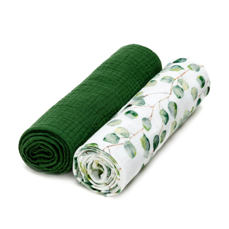 T-tomi BIO Mušelínové pleny 2 ks Eucalyptus