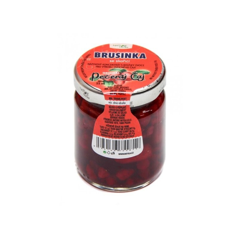 Čaj pečený NOTEA Brusinka se skořicí 55ml