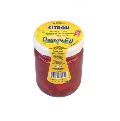 NOTEA Čaj pečený citron se zázvorem 55 ml