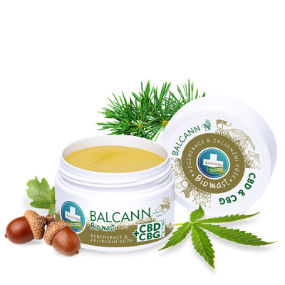 ANNABIS Balcann Konopná mast CBD+CBG BIO 50 ml
