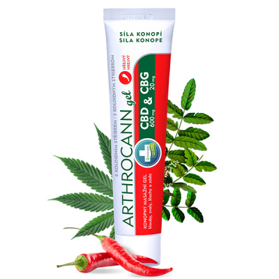 Annabis Arthrocann gel hřejivý CBD+CBG 75ml