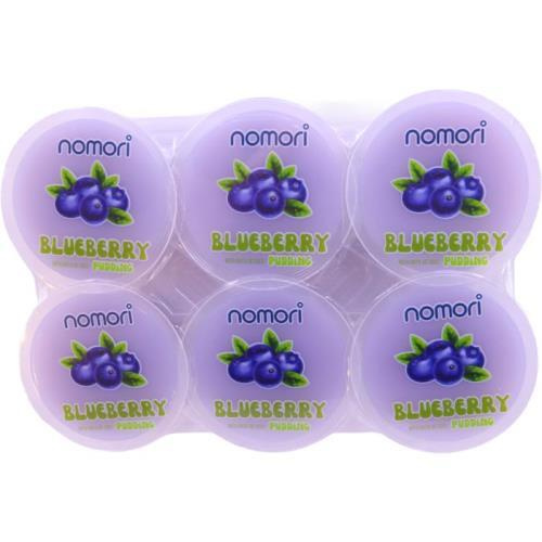 NOMORI blueberry pudding with nata de coco 72g