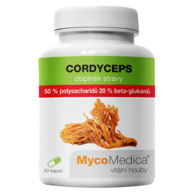 MycoMedica Cordyceps 50 %, 90 kapslí