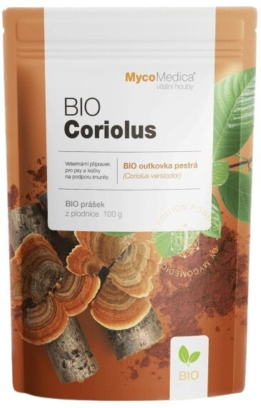 MycoMedica BIO Coriolus prášek pro psy a kočky 100 g