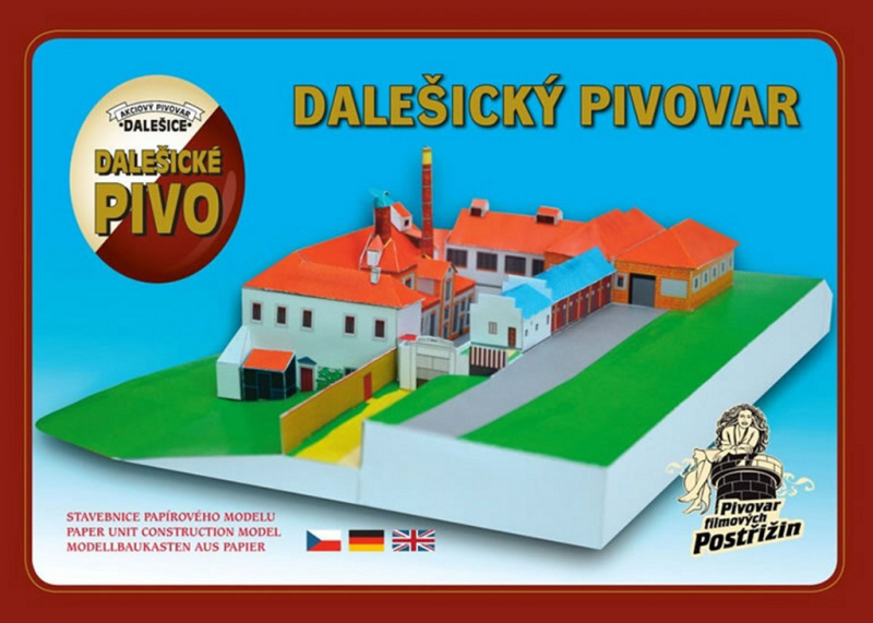 Dalešický pivovar (Stavebnice papírového modelu)