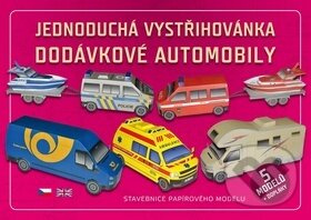 Jednoduchá vystřihovánka: dodávkové automobily (Stavebnice papírového modelu)