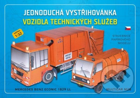 Vozidla technických služeb - Stavebnice papírového modelu Ivan Zadražil