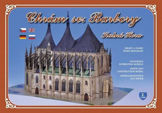 Chrám sv. Barbory Kutná Hora (Stavebnice papírového modelu)