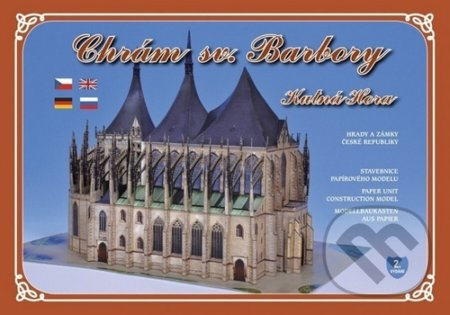 Chrám sv. Barbory Kutná Hora (Stavebnice papírového modelu)