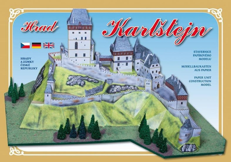 Hrad Karlštejn (Stavebnice papírového modelu)