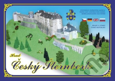 Hrad Český Šternberk - Stavebnice papírového modelu - hra z kategorie Stavebnice