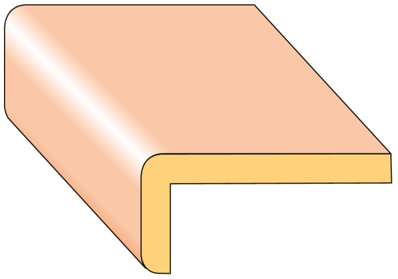 Lišta rohová R1 smrk nastavený 40×19×2000 mm, 25 ks/bal.