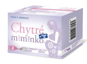 ONAPHARM Chytré miminko 2 methylfolát + vitamin D3 a DHA 30 tablet + 30 kapslí