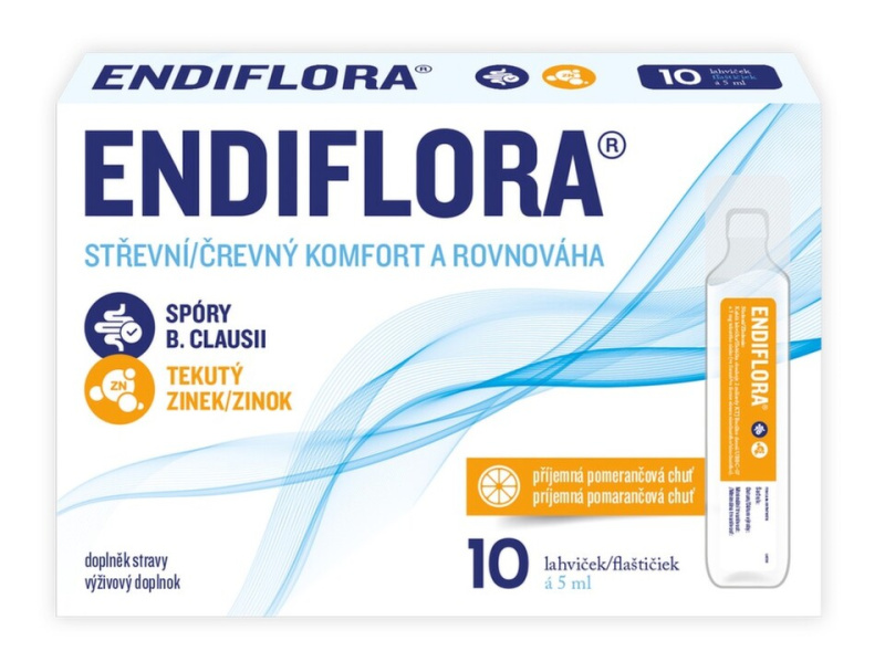 Endiflora střevní komfort a rovnováha 10x5ml