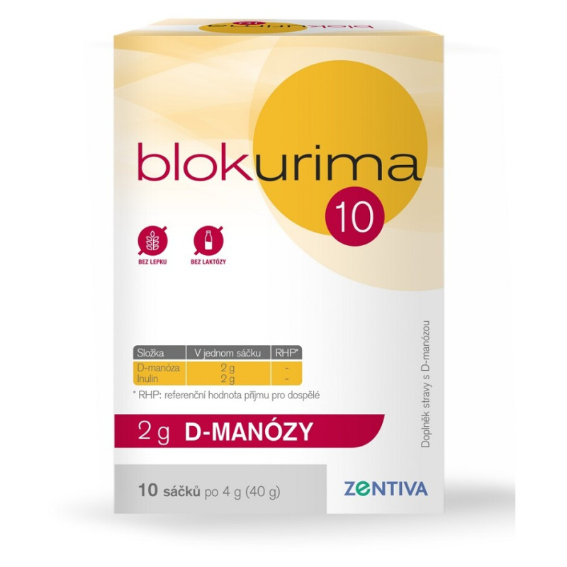 Blokurima 2g D-manózy sáčky 10x4g