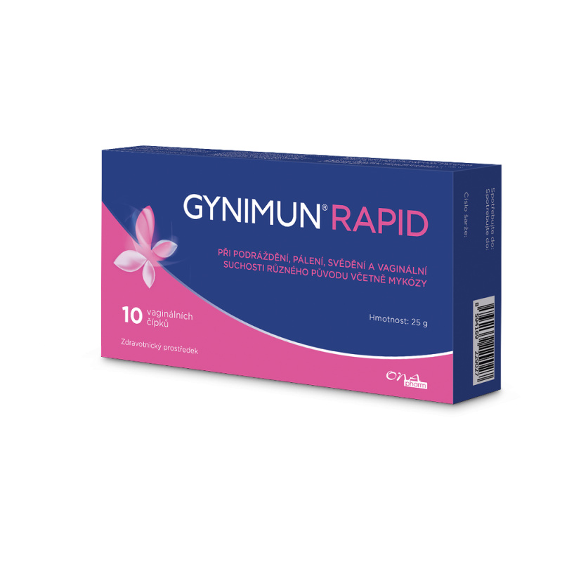 Gynimun Rapid 10 vaginálních čípků