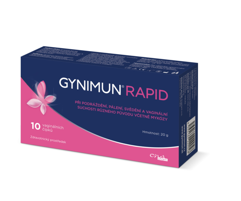 Gynimun Rapid 10 vaginálních čípků