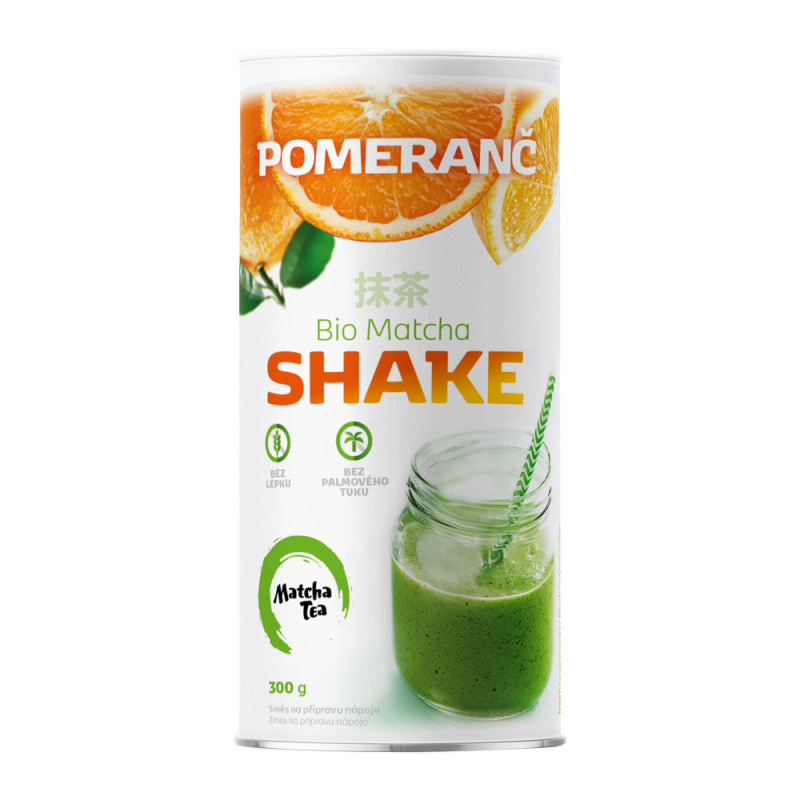 MATCHA TEA Shake pomeranč 300 g
