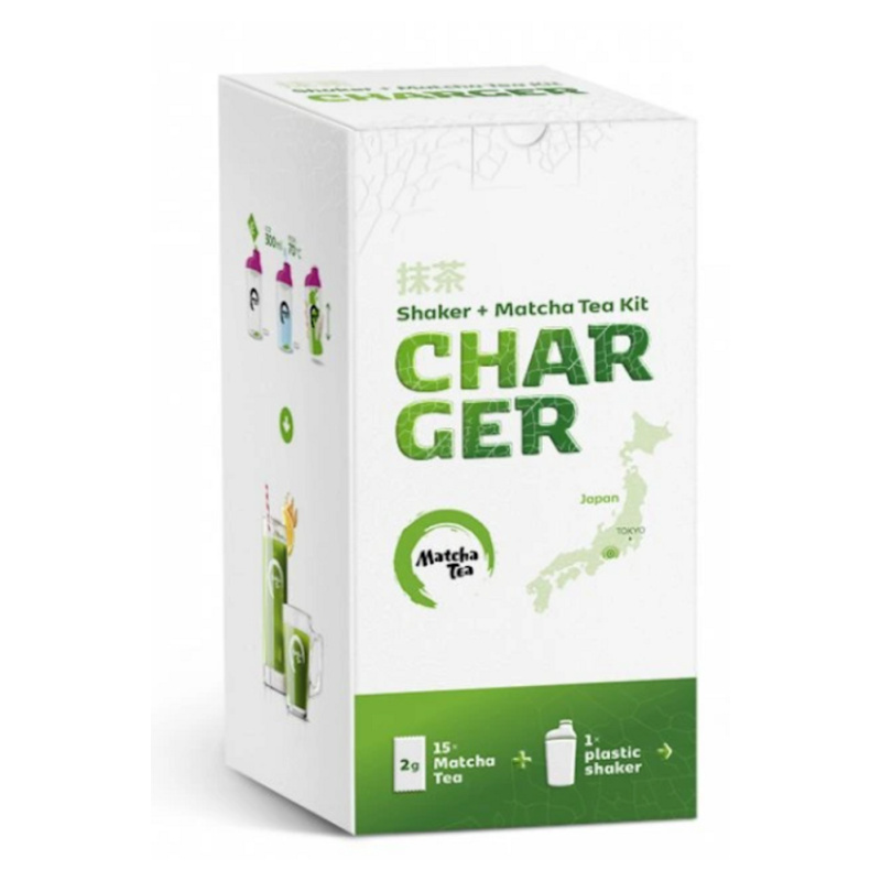 Matcha Tea Charger Z500 Šejkr + 15x2g Matcha Tea