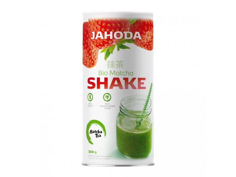 MATCHA TEA Shake jahoda BIO 300 g