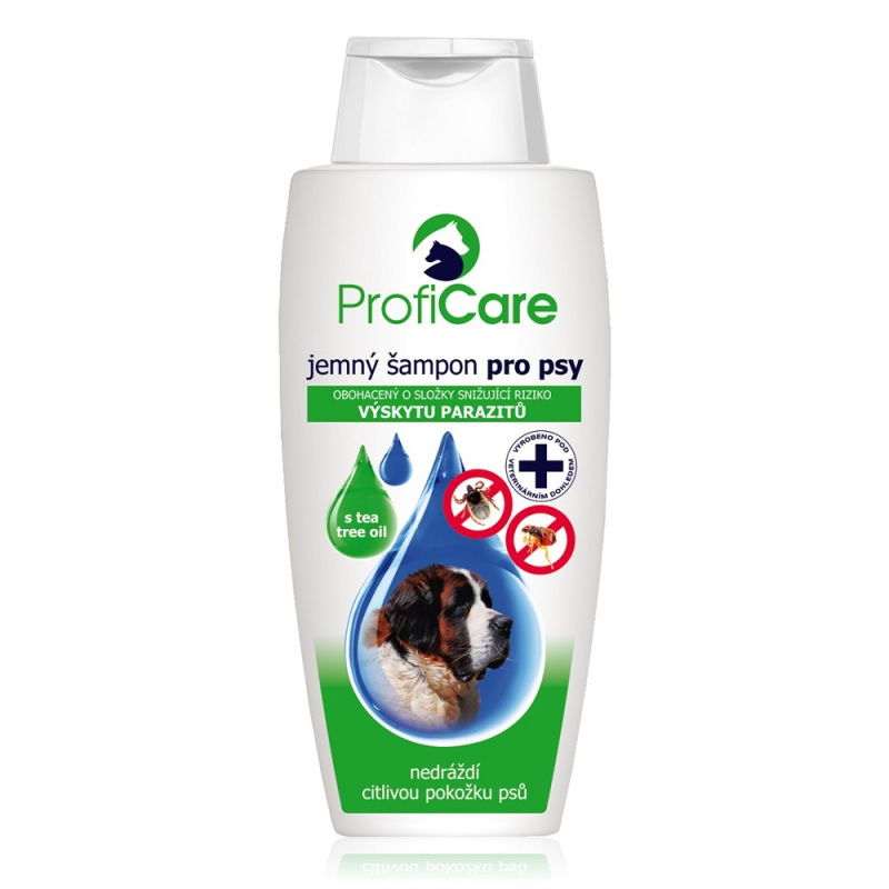 PROFICARE - antiparazitní šampon pro psy - zelený, 300ml