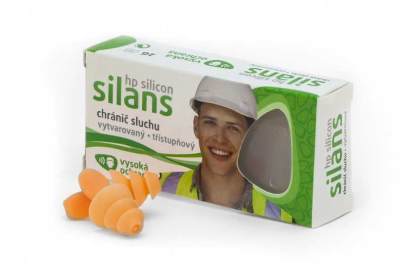 SILANS PROFI Silicon chránič sluchu s vysokou ochranou