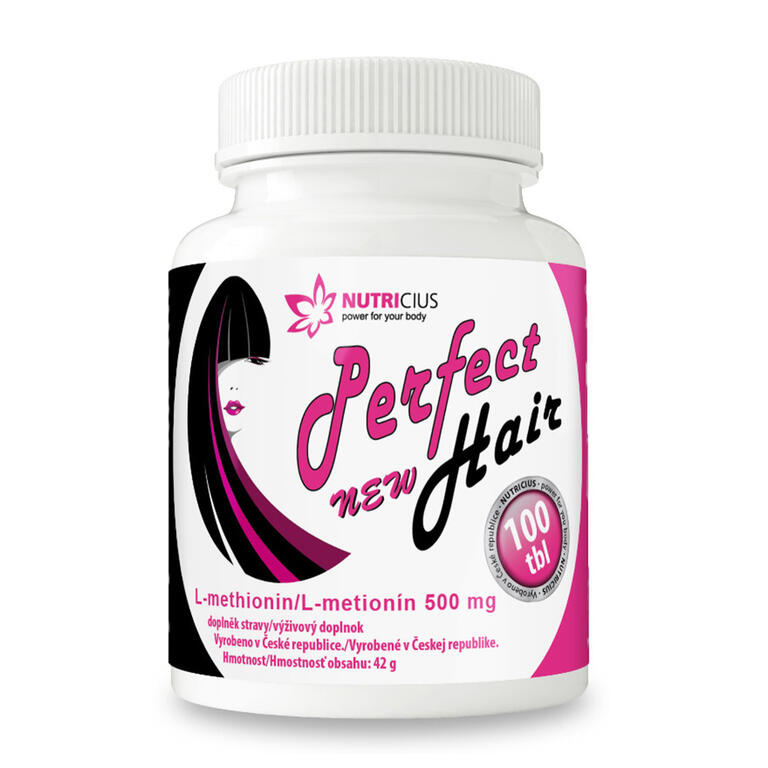 Nutricius Perfect HAIR new methionin 500 mg 100 tablet