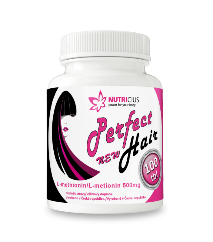 Nutricius Perfect HAIR new methionin 500 mg 100 tablet