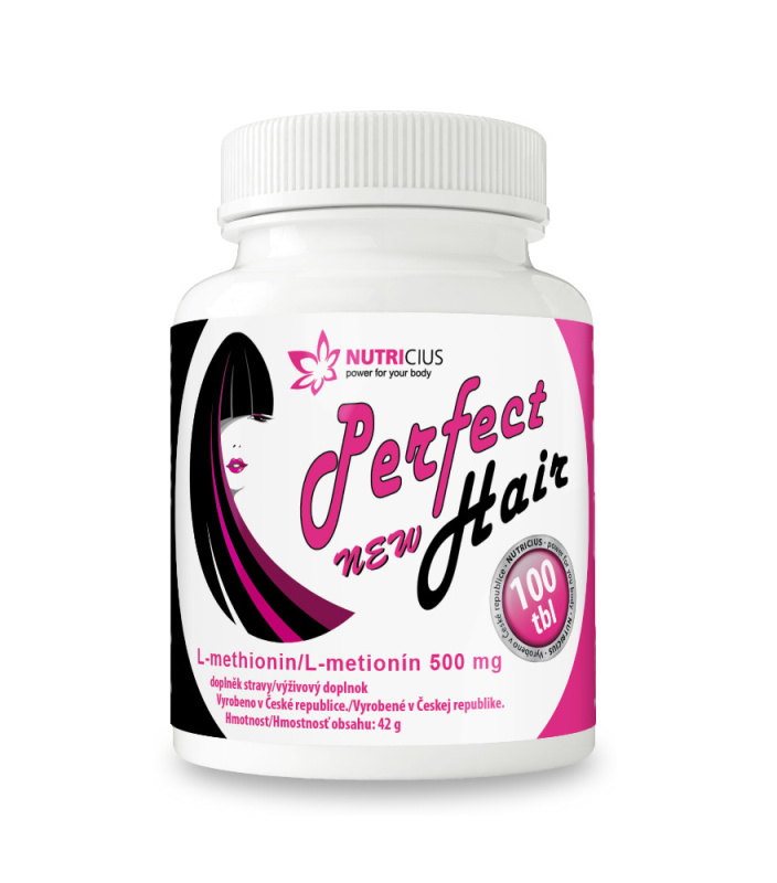 Nutricius Perfect HAIR new methionin 500 mg 100 tablet